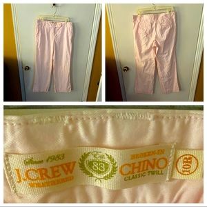 JCrew pastel chinos with full legs sz 10R